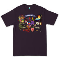 Plum preview louisiana state Premium Tee - BarkalooDesign