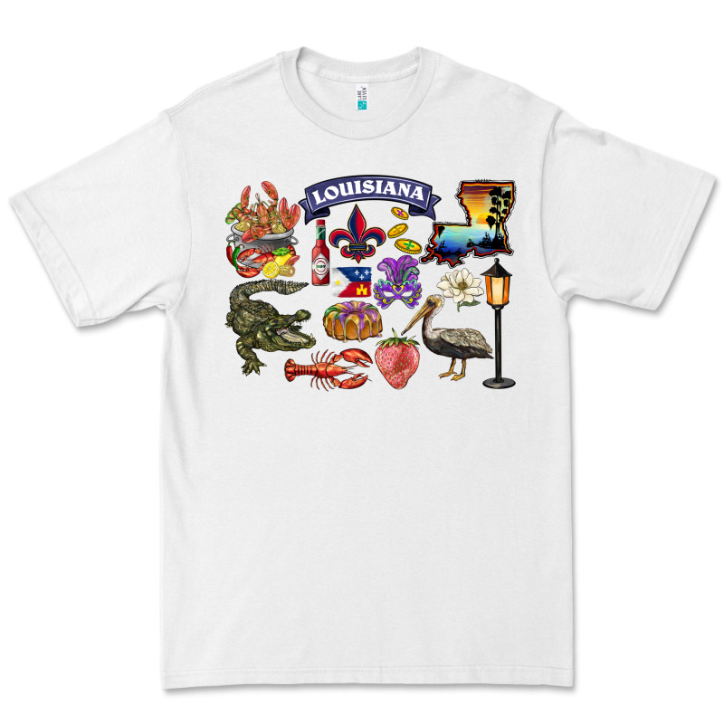 Preview Louisiana State Premium Tee by BarkalooDesign | Teevron