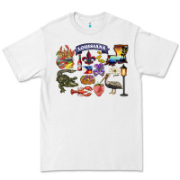 White preview louisiana state Premium Tee - BarkalooDesign