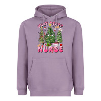 Lavender very merry nurse Heavyweight Hoodie - MaliasSmallBusiness