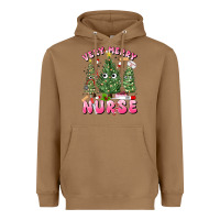Toasted Coconut very merry nurse Heavyweight Hoodie - MaliasSmallBusiness