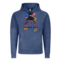 Vintage Denim All American girl 4th of July Vintage Hoodie - CowGirlArtShop