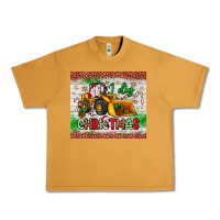 Peanut Butter i dig christmas bulldozer santa Urban Heavy Tee - JahusDesignShop