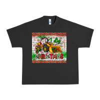 Pigment Black i dig christmas bulldozer santa Urban Heavy Tee - JahusDesignShop