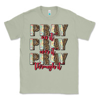 Matcha pray on it pray over it pray through it Classic Tee - AdoDesignShop