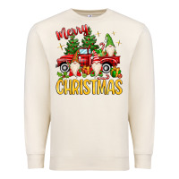 Sandshell merry christmas gnomes truck Premium Sweatshirt - MaliasSmallBusiness
