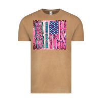 Vintage Camel warrior breast cancer and american flag Vintage Tee - AdoDesignShop