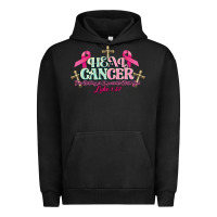 Pigment Black Heal Cancer Luke 1:37 cross Cancer Awareness Urban Hoodie - HowdyJamesFarm