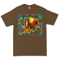 Cacao western horse and desert tumbler Premium Tee - RanaPortraitStore