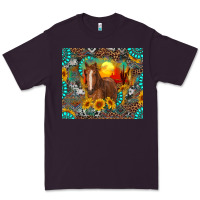 Plum western horse and desert tumbler Premium Tee - RanaPortraitStore