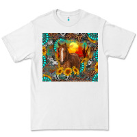 White western horse and desert tumbler Premium Tee - RanaPortraitStore