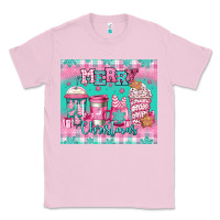 Bubblegum Pink merry Christmas pink coffee Classic Tee - Jasminsmagicworld