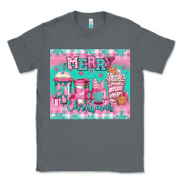 Charcoal Heather merry Christmas pink coffee Classic Tee - Jasminsmagicworld