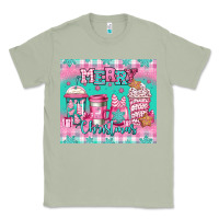 Matcha merry Christmas pink coffee Classic Tee - Jasminsmagicworld