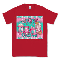 Red merry Christmas pink coffee Classic Tee - Jasminsmagicworld