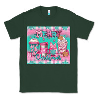 Sports Green merry Christmas pink coffee Classic Tee - Jasminsmagicworld