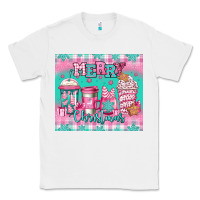 White merry Christmas pink coffee Classic Tee - Jasminsmagicworld