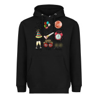Black happy new year Heavyweight Hoodie - MaliasSmallBusiness