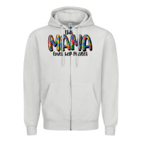 Dove Grey this mama loves her puzzle Zipper Hoodie - MaliasSmallBusiness