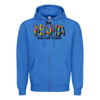 True Royal this mama loves her puzzle Zipper Hoodie - MaliasSmallBusiness