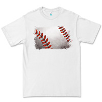 White baseball brushstroke Premium Tee - RanaPortraitStore