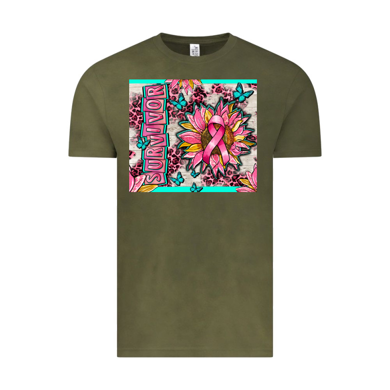 Survivor Breast Cancer Vintage Tee by AdoDesignShop | Teevron