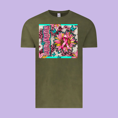 Survivor Breast Cancer Vintage Tee Designed By Adodesignshop