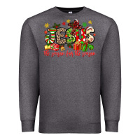 Charcoal Heather jesus the reason for the season Premium Sweatshirt - MaliasSmallBusiness