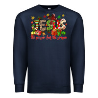 Navy jesus the reason for the season Premium Sweatshirt - MaliasSmallBusiness