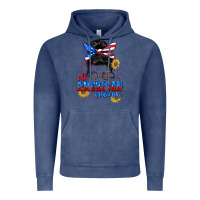 Vintage Denim All American Mama 4th of July Vintage Hoodie - CowGirlArtShop