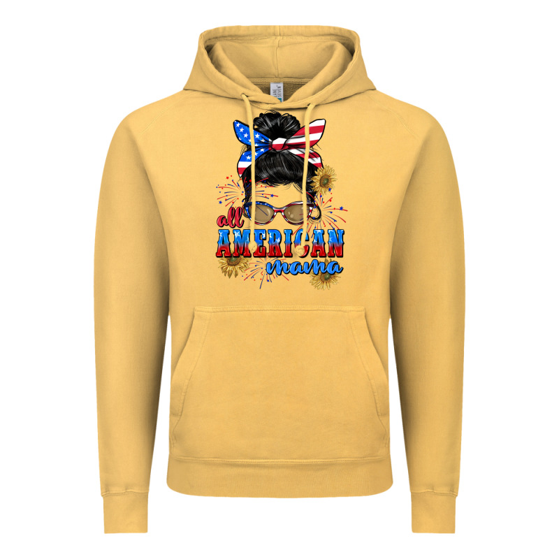 All American Mama 4th Of July Vintage Hoodie by CowGirlArtShop | Teevron