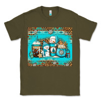 Army Green winter snowman coffee Classic Tee - Jasminsmagicworld