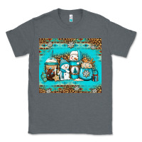 Charcoal Heather winter snowman coffee Classic Tee - Jasminsmagicworld