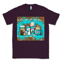 Plum winter snowman coffee Classic Tee - Jasminsmagicworld