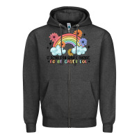 Charcoal Heather gay pride Zipper Hoodie - MaliasSmallBusiness