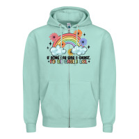 Seafoam gay pride Zipper Hoodie - MaliasSmallBusiness