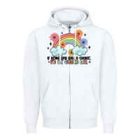 White gay pride Zipper Hoodie - MaliasSmallBusiness