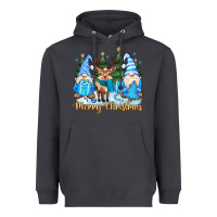 Smoke merry christmas gnome Heavyweight Hoodie - MaliasSmallBusiness