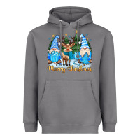 Storm merry christmas gnome Heavyweight Hoodie - MaliasSmallBusiness