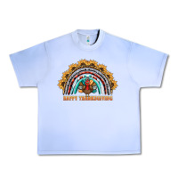 Grape Ice happy thanksgiving rainbow Urban Heavy Tee - BarkalooDesign