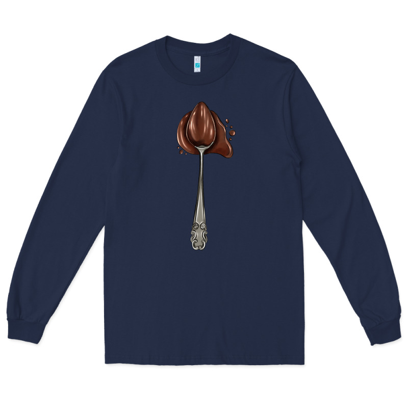 Spoon With Chocolate Long Sleeve Tee by AdoDesignShop | Teevron