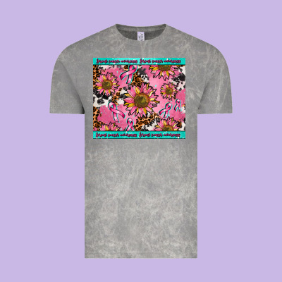 Breast Cancer Awareness Vintage Tee Designed By Adodesignshop