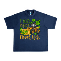 Navy a little dirt never hurt st patricks bulldozer Urban Heavy Tee - JahusDesignShop