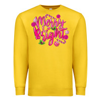 Lemon merry and bright Premium Sweatshirt - MaliasSmallBusiness