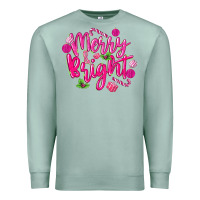 Seafoam merry and bright Premium Sweatshirt - MaliasSmallBusiness