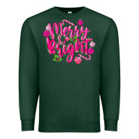 Sports Green merry and bright Premium Sweatshirt - MaliasSmallBusiness