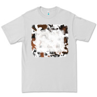 Dove Grey black and brown cowhide Premium Tee - RanaPortraitStore