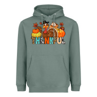 Sage thankful Heavyweight Hoodie - MaliasSmallBusiness