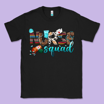Nurse Squad Classic Tee Designed By Bundleandbundleshop