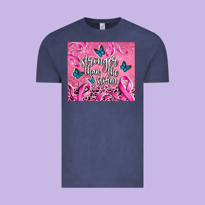 Stronger Than The Stormcancer Vintage Tee Designed By Adodesignshop